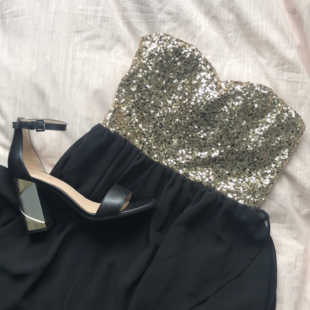 Black & Gold Dress